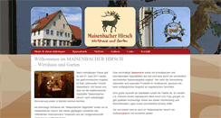 Desktop Screenshot of maisenbacher-hirsch.de