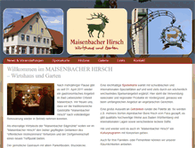 Tablet Screenshot of maisenbacher-hirsch.de